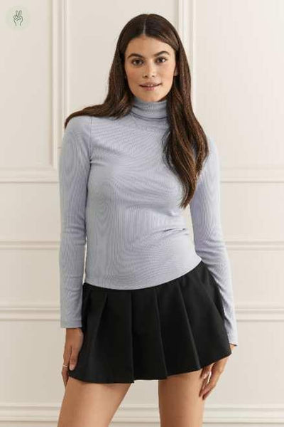 Chandail col roulé - 9112 (Seconde Main)-Chandail - Seconde main-Trove-Bleu pâle-XS-cd4d2326-b8ee-4cef-b8e8-76cbf3ad9684-WOMANCE