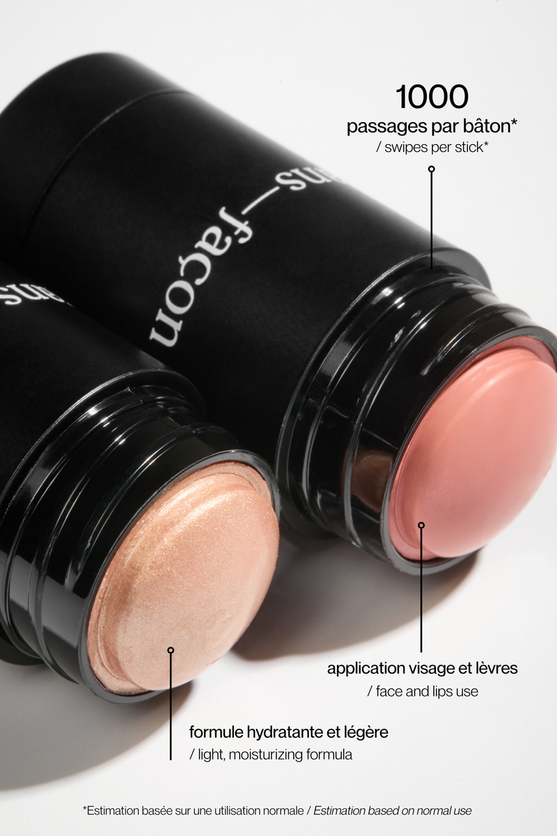 Le coffret fard à joues et illuminateur en crème-Teint-Sans-Façon-WOMANCE