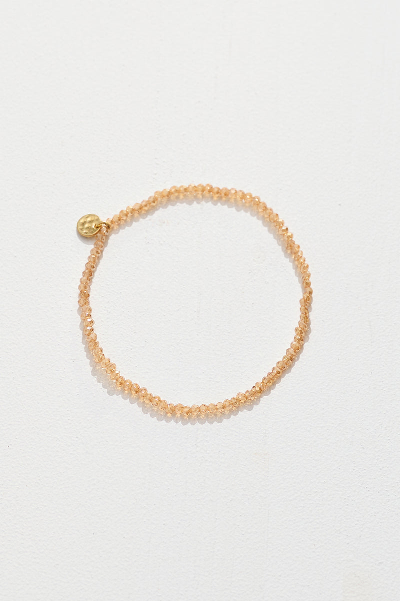 Bracelet en perles de verre - Indie-Bracelet-Pilgrim-1 pour 12$-Or rose-WOMANCE