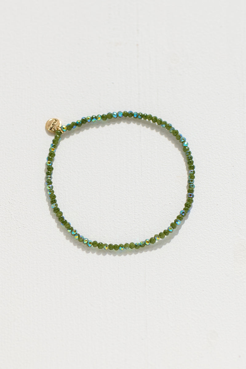 Bracelet en perles de verre - Indie-Bracelet-Pilgrim-1 pour 12$-Vert-WOMANCE