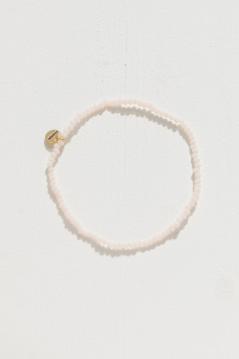 Bracelet en perles de verre - Indie-Bracelet-Pilgrim-1 pour 12$-Blanc-WOMANCE