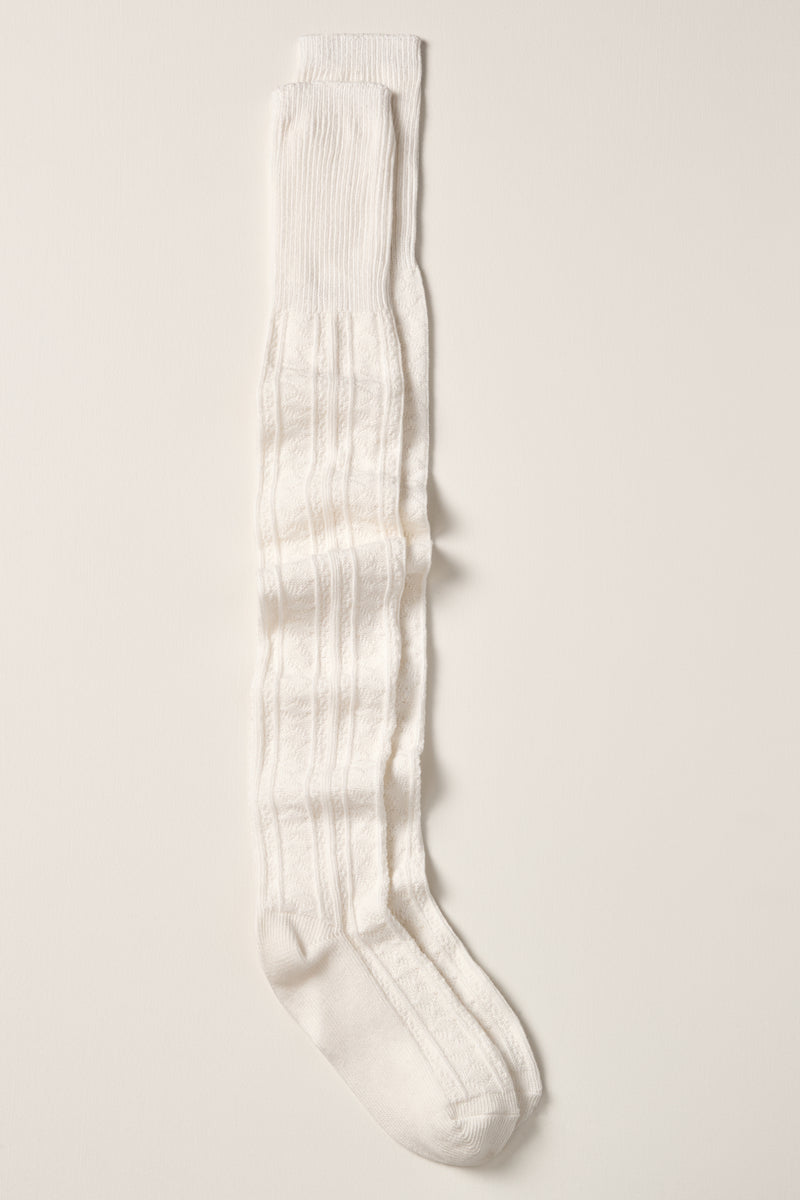 Bas genou mailles texturées - A0283