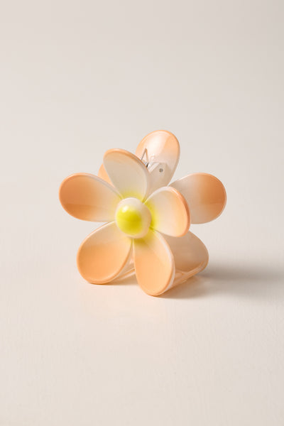 Pince à cheveux fleur colorée - A0319