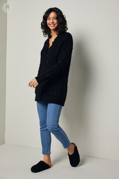 Cardigan 8037 (Seconde Main)-Recurate-Noir-XS-633973df-65c5-454b-a315-3f4b37ac8333-WOMANCE