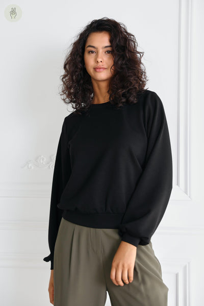 Chandail manches longues 8045 (Seconde Main)-Chandail - Seconde main-Trove-Noir-S-a247c7c4-b8d5-4761-ae66-2d56382cc56a-WOMANCE