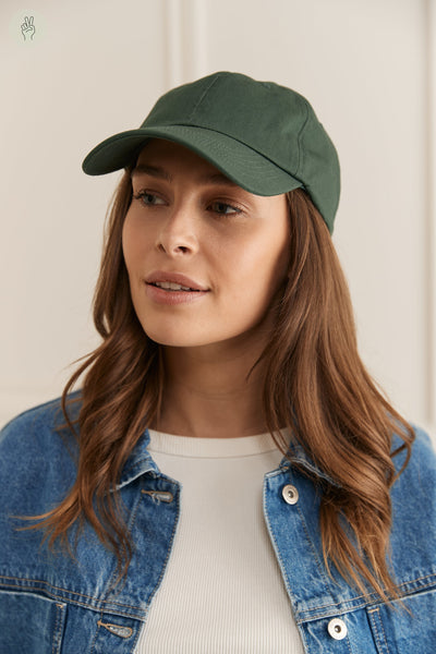 Casquette unie - A0107 (Seconde Main)-Recurate-Vert forêt-f95ef237-0463-4f70-bd0c-86dff1d027fc-WOMANCE