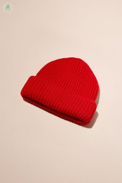 Tuque en rib - A0141 (Seconde Main)-Recurate-Rouge-1cf2540d-5ca1-4f19-a77c-57d3f525e652-WOMANCE