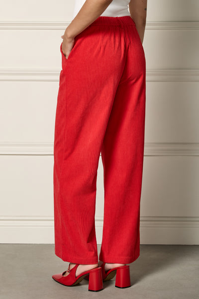 Pleated Corduroy Pants - 5107
