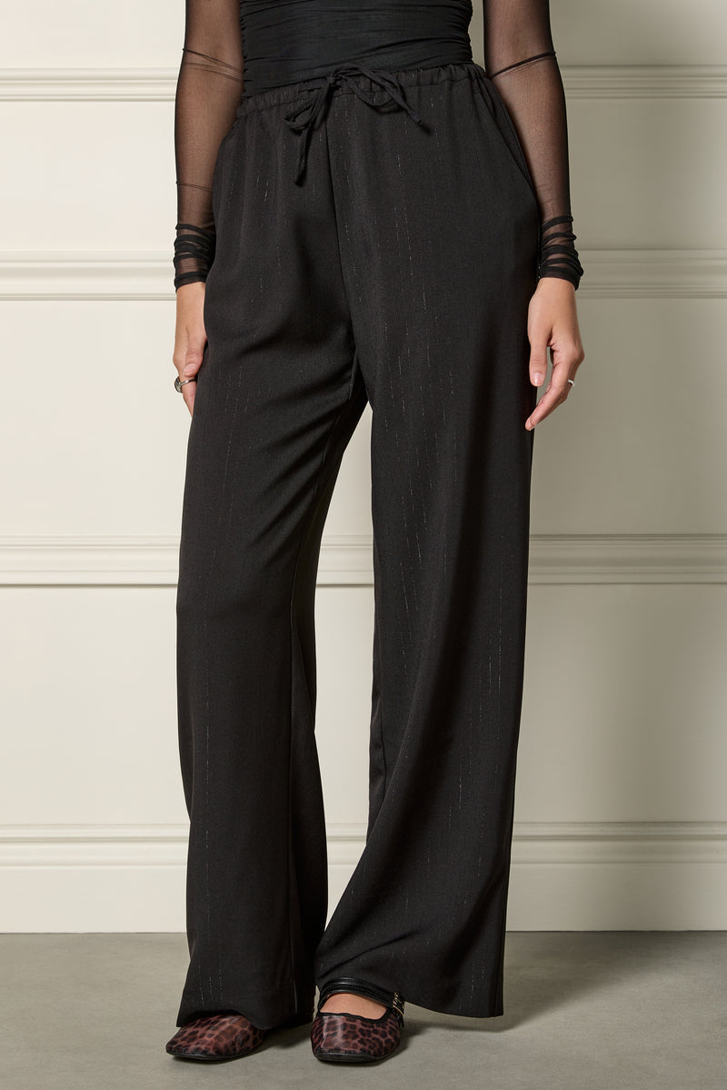 Shiny Pinstripe Pants - 5126