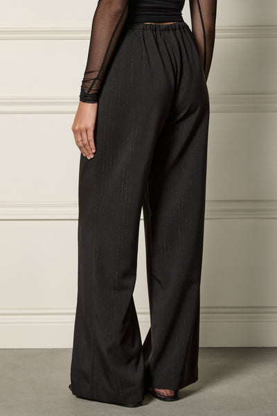 Shiny Pinstripe Pants - 5126