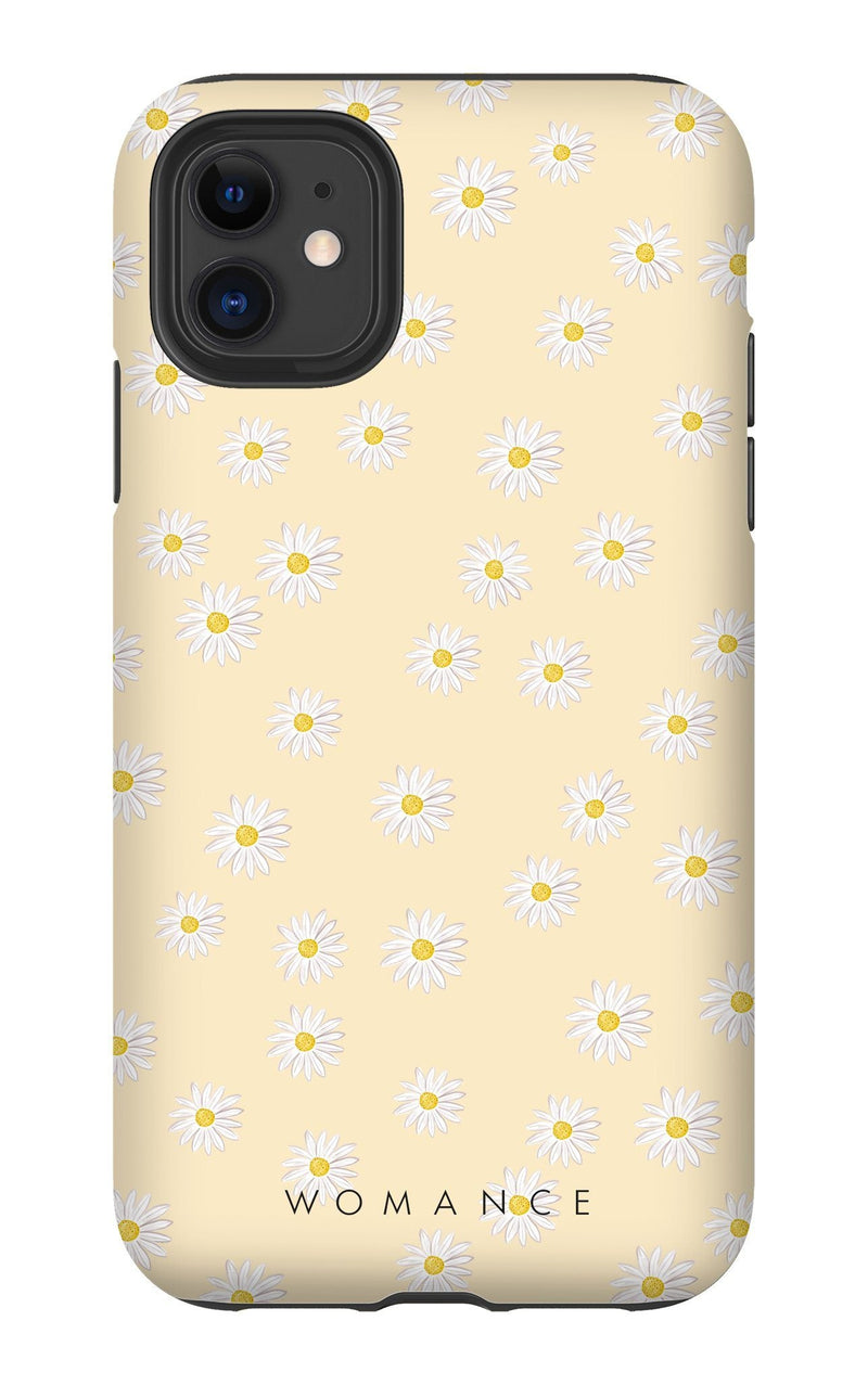 Étui pour cellulaire "Marguerites"-Étui pour cellulaire-KaseMe-IPHONE 7/8/SE 2020-Jaune-WOMANCE