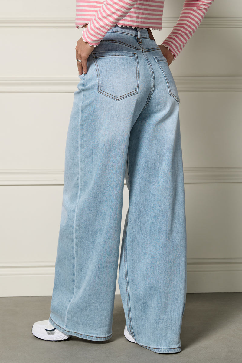 Jeans taille haute - 7041