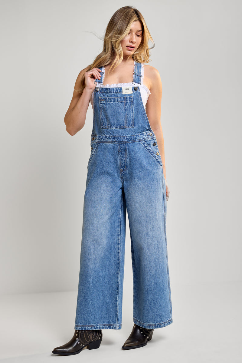 Wide-Leg Overalls - 7050 | Womance