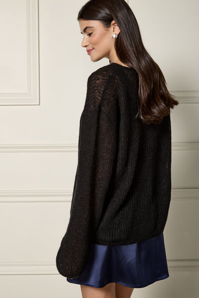 Sheer Knit Sweater - 8118