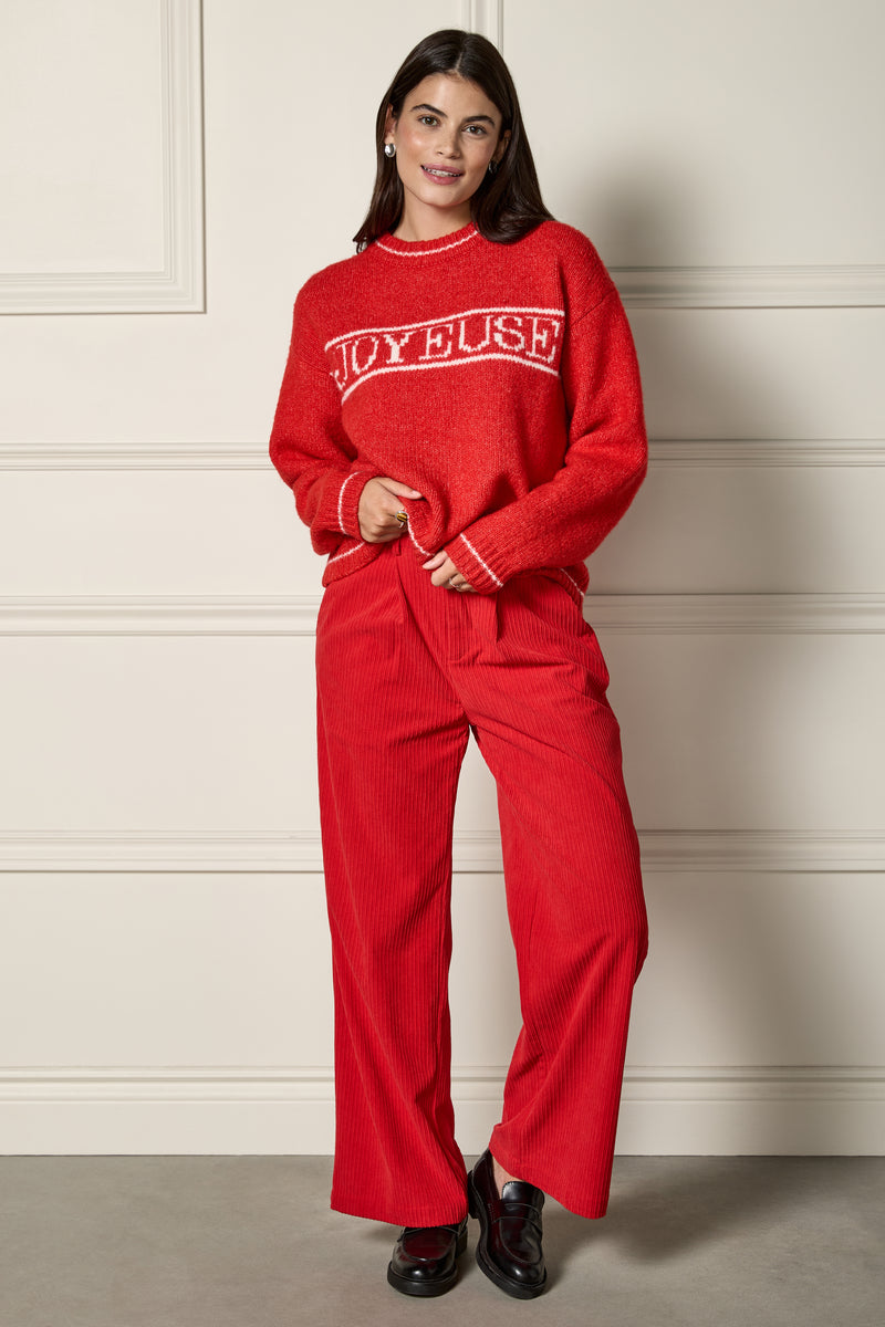 “Joyeuse” Knit Sweater - 8147