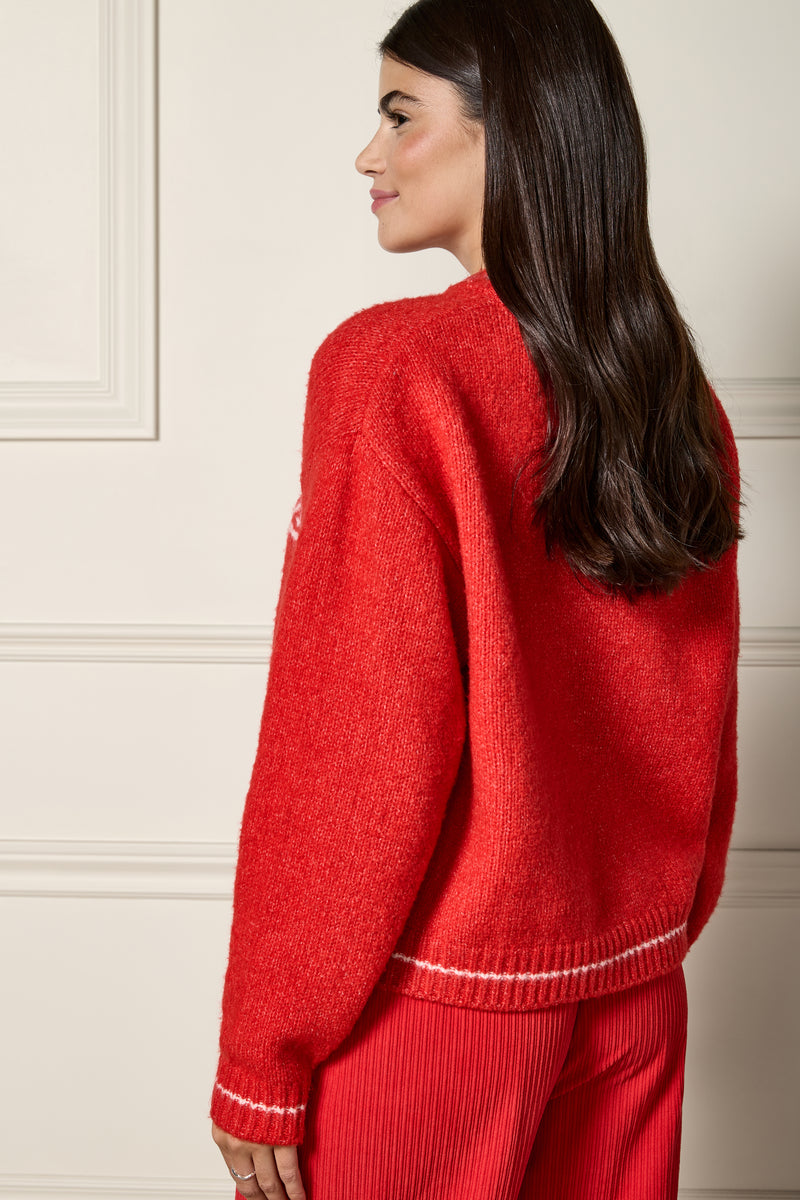 “Joyeuse” Knit Sweater - 8147