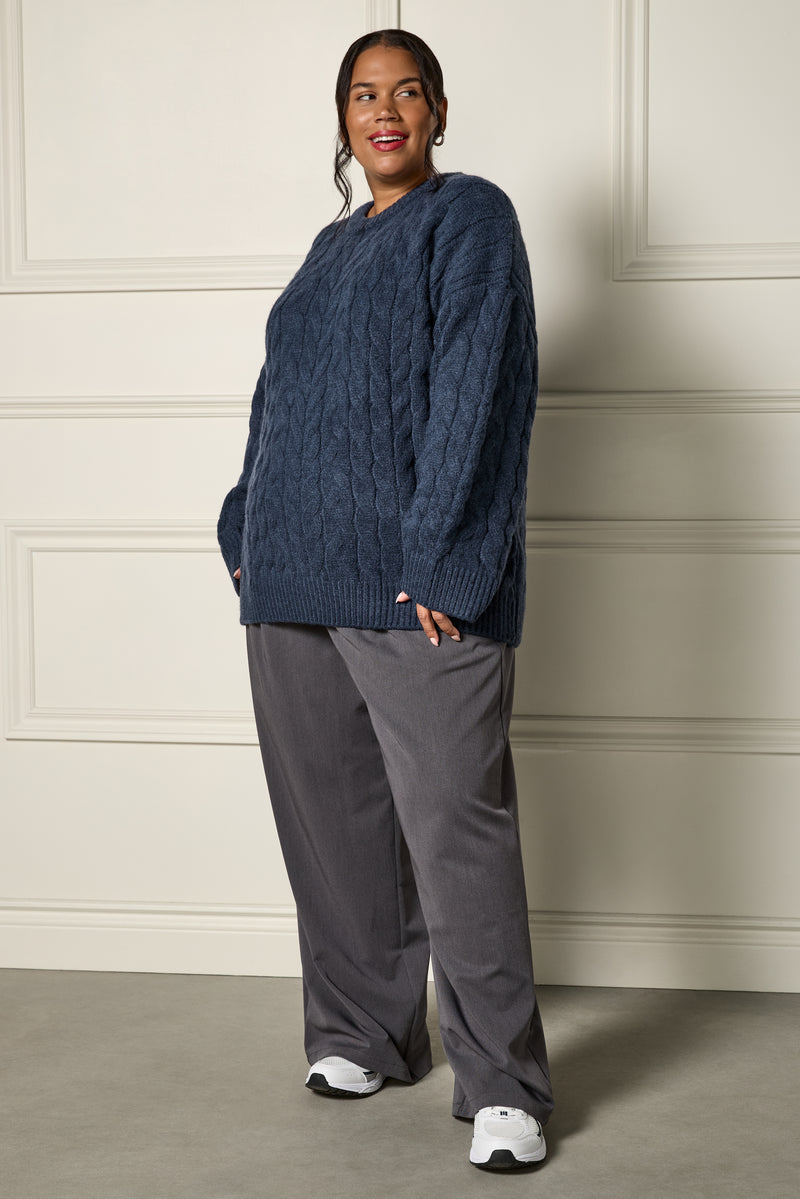 Cable Knit Sweater - 8149