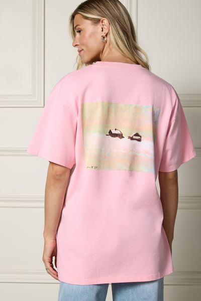 T-shirt ample imprimé - 9101