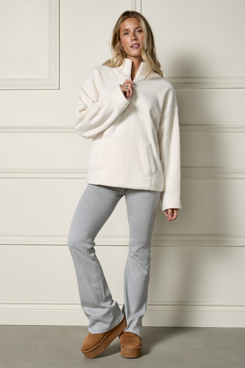 Half-Zip Fleece Sweater - 9172