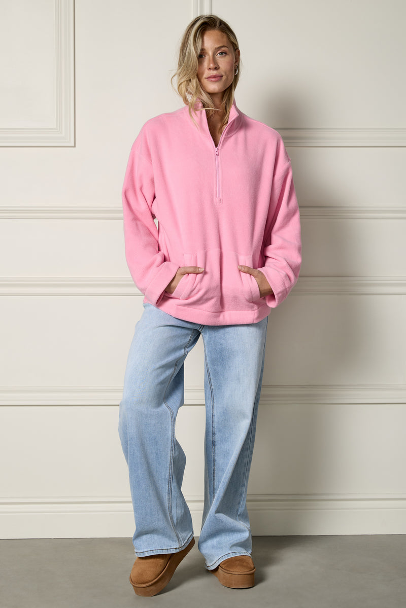 Half-Zip Fleece Sweater - 9172