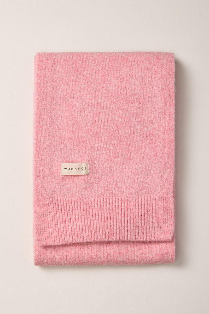 Foulard chiné à rebord côtelé - A0273