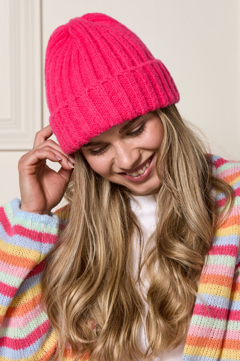 Ribbed Beanie - A0325