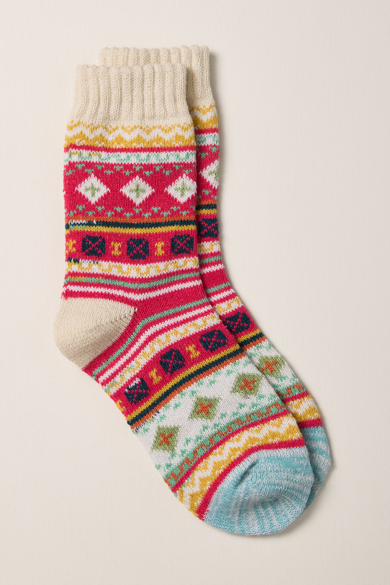 Bas en tricot à motifs - A0326