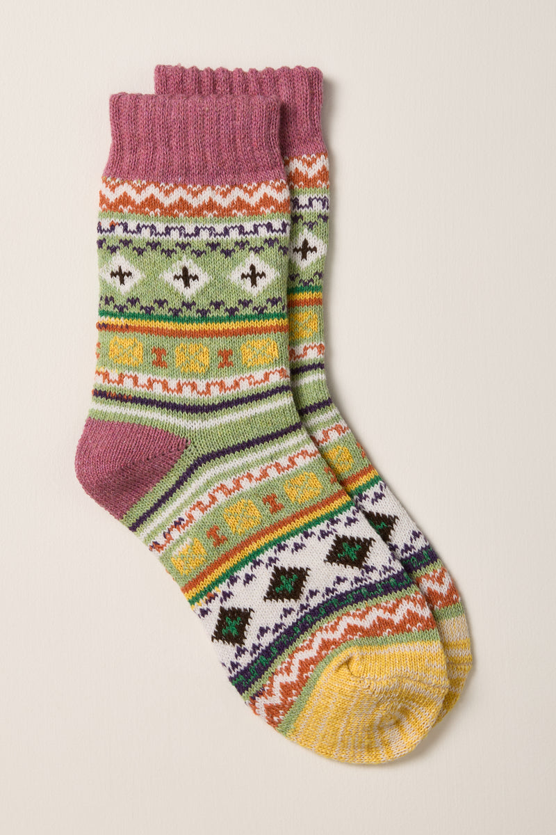 Bas en tricot à motifs - A0326