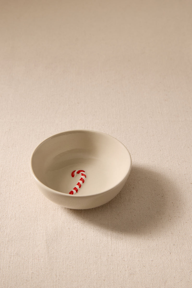 Small Candy Cane Bowl - MA0224