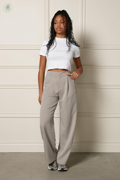 Pantalon long droit - 5064 (Seconde Main)-Pantalon-Trove-Cendré-M-780e00ba-e010-4f7b-a247-c281d350e058-WOMANCE