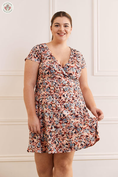 Robe courte cache-cœur - 2094 (Seconde Main)-Robe - Seconde main-Trove-Rose pâle-XS-9a76b9f0-28f1-4ed5-9768-ab6d08a90ccc-WOMANCE