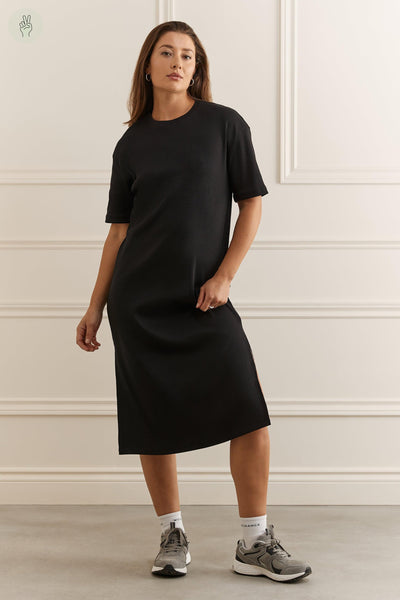 Robe longue en rib - 2164 (Seconde Main)-Robe-Trove-Noir-M-e3f44555-f06f-4c32-9442-1e507133227b-WOMANCE