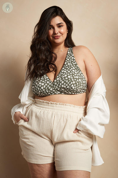 Short en tissu texturé - 5093 (Seconde Main)-Short - Seconde main-Trove-Crème-XL-37eafbd0-e064-4e55-8685-502a9387b221-WOMANCE