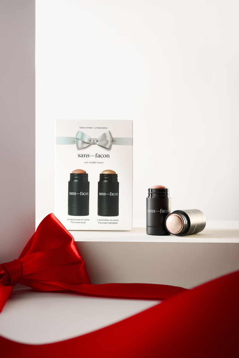 Le coffret fard à joues et illuminateur en crème-Teint-Sans-Façon-WOMANCE