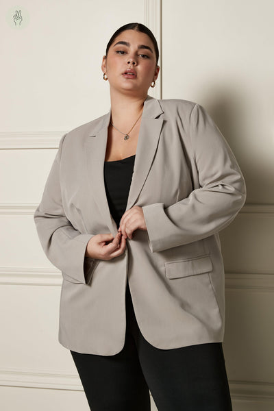Veston oversized - 3022 (Seconde Main)-Vestes et vestons-Trove-Cendré-L/XL-20ba5c2e-0b52-4229-91eb-94eb019e5ef8-WOMANCE