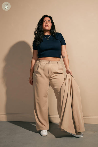 T-shirt court côtelé - 9094 (Seconde Main)-Chandail - Seconde main-Trove-Marine-XL-f818f092-a8df-4af9-b56a-898d4eacfef0-WOMANCE