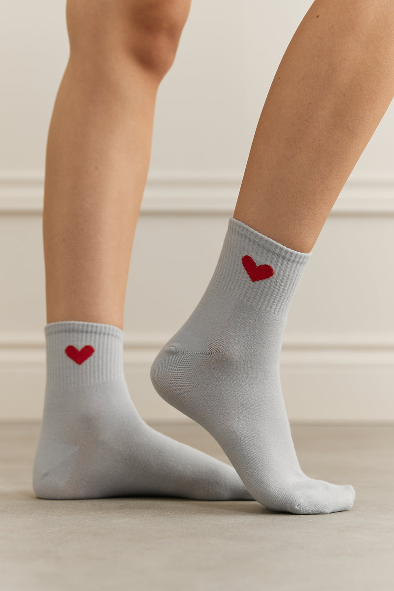 Single Heart Socks - 0099