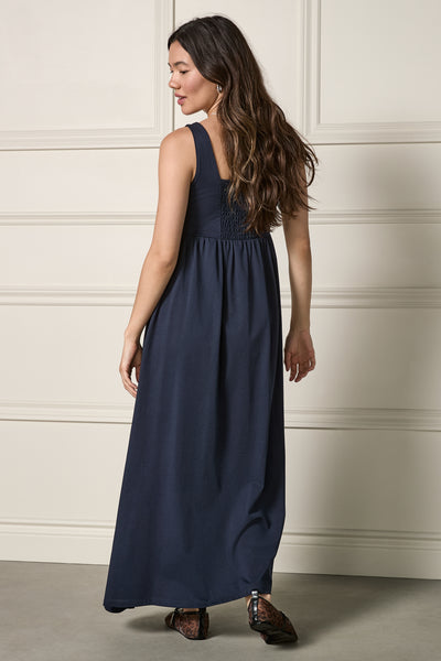 Long Square Neck Dress – 2197