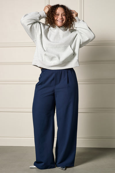 Chandail à capuchon oversized - 9113