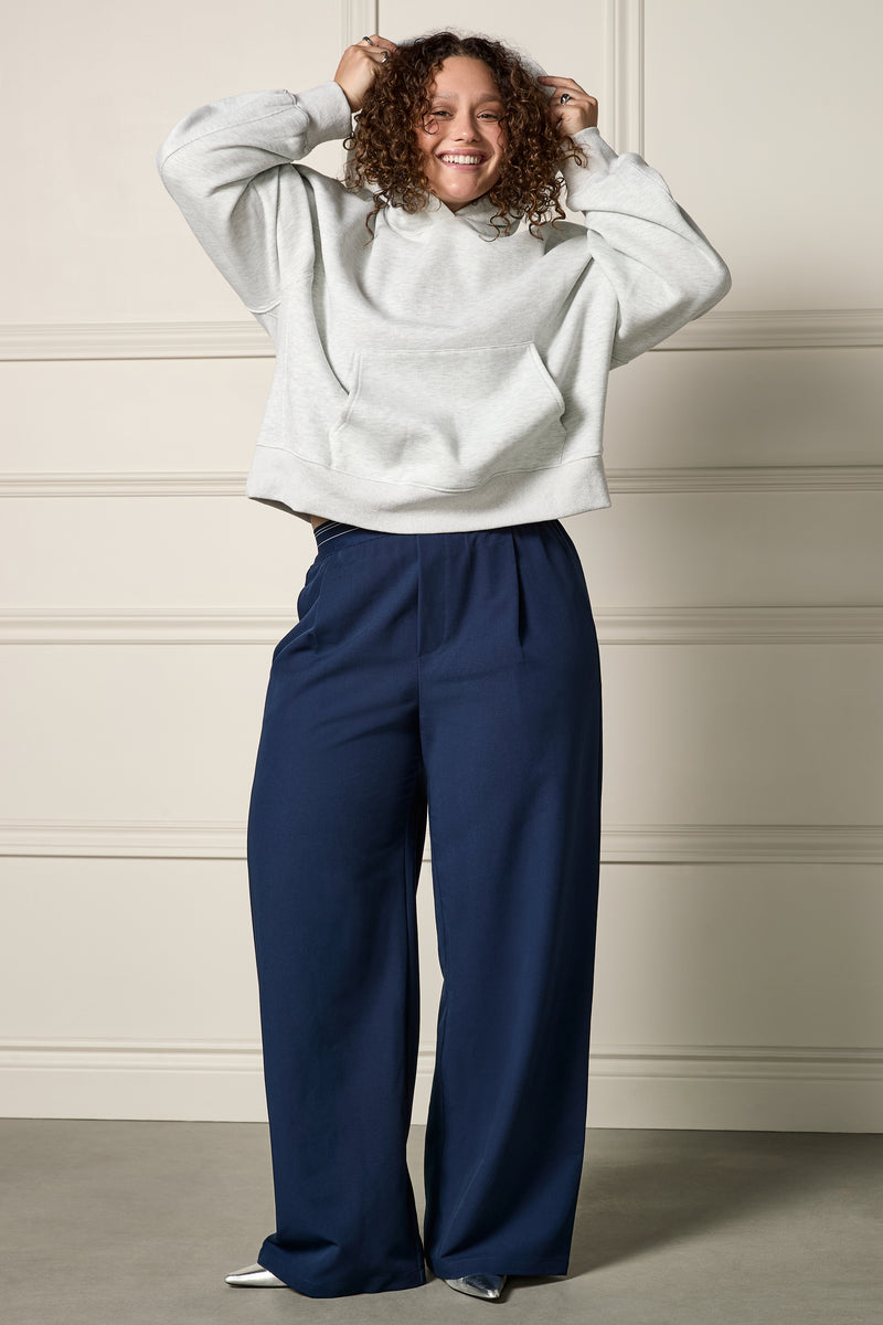 Chandail à capuchon oversized - 9113