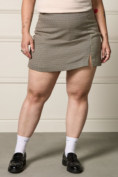 Jupe-short avec fente - 5073