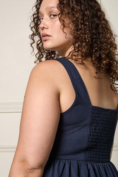 Long Square Neck Dress – 2197