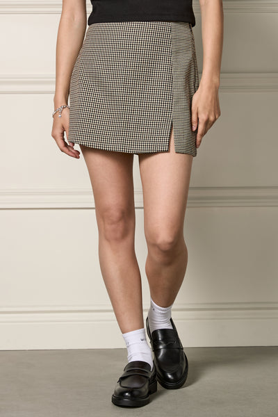 Jupe-short avec fente - 5073