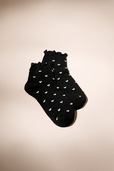 Heart Ankle Socks - A0146