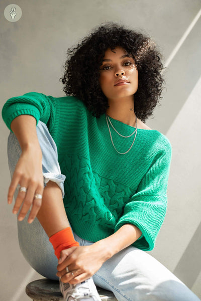 Chandail AY372 (Seconde Main)-Chandail - Seconde main-Trove-Vert-XL-d86f6970-46a5-493f-8771-009142cf20a8-WOMANCE