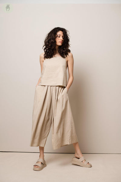 Palazzo - Bali (Seconde Main)-Pantalon-Trove-Beige-S-195488f8-b174-4bb7-a0c5-1733a327901c-WOMANCE