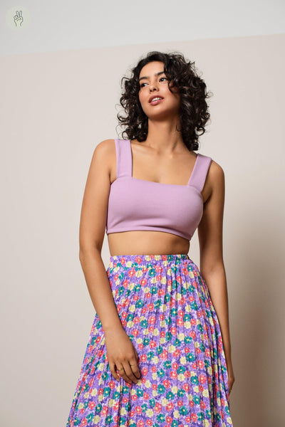 Camisole courte AZ072 (Seconde Main)-Camisole - Seconde main-Trove-Lilas-S-4b1ca0e5-9efa-46fc-a4eb-72dd79dbfac4-WOMANCE