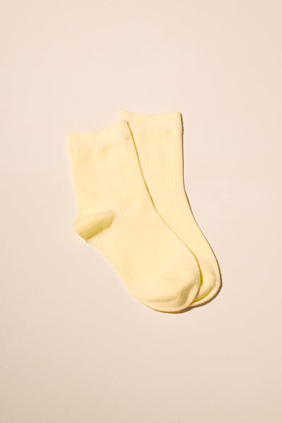 Ribbed Ankle Socks - A0163