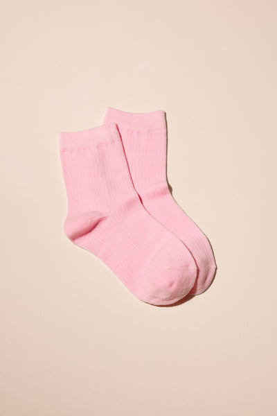 Ribbed Ankle Socks - A0163