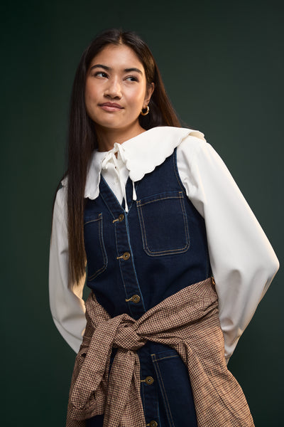 Chemise col claudine - 4082